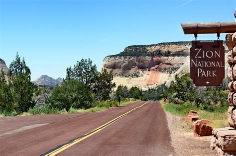 Zion Mount Carmel Highway Scenic Drive And Utah State Route 9 Map And Stops