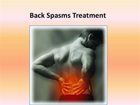 Back Spasms Treatment