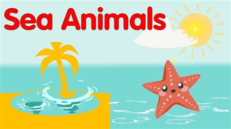 Sea Animals For Kids Aquatics Animals Ocean Animals Sea Animals