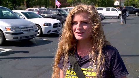 Kent States Gun Girl Vows To Campus Return After Open Carry Demonstration Youtube