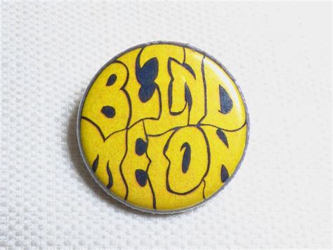 Vintage 90s Blind Melon Logo Pin Button Badge Etsy Pin Button