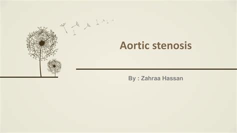 Solution Diagnosis And Treatment Of Aortic Stenosis Studypool