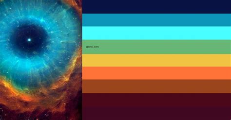 Helix Nebula Helix Nebula Color Palette Nebula