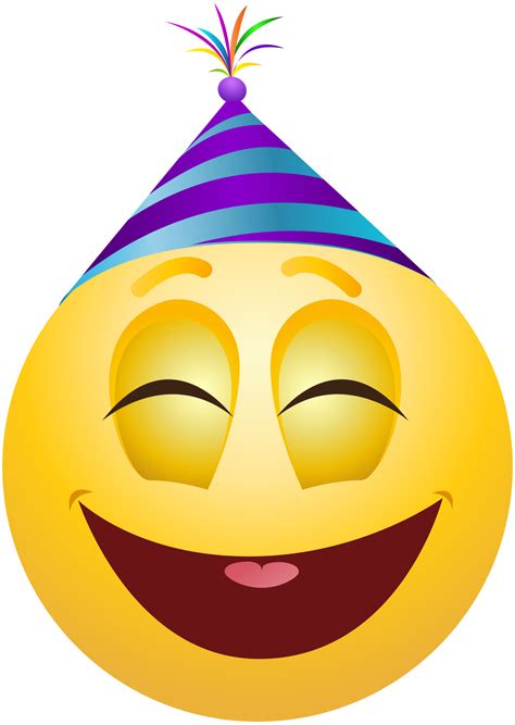Party Emoticon Emoji Clipart Info