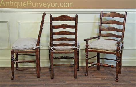 High quality dining room chairs with competitive price. Rustic Ladder Back Chairs with Rush Seats & Upholstered ...