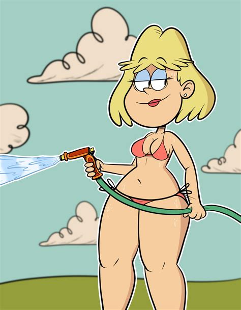 rule 34 bikini blonde hair curvy female female only hips milf mother outdoors outside rita