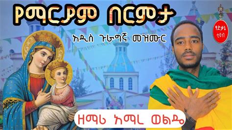 አዲስ የጉራግኛ መዝሙር፤ የማርያም በርምታ፡ ዘማሪ አማረ ወልዴ፤ New Ethiopian Orthodox Mezmur