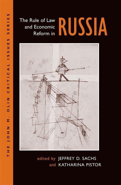 The Rule Of Law And Economic Reform In Russia 1st Edition Jeffery