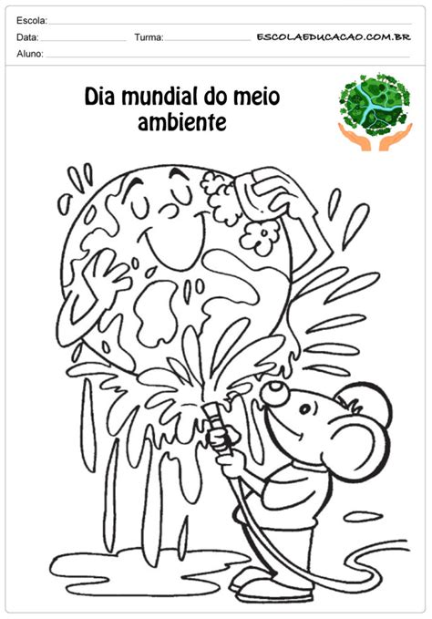 Desenhos Para Colorir Sobre O Meio Ambiente Para Imprimir