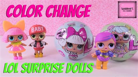 Lol Surprise Dolls Series 1 And 2 Review Cries Wets Color Change Opening