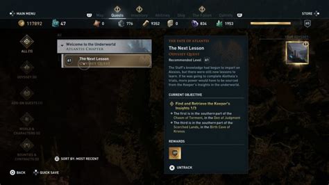 All Keeper S Insights Locations The Next Lesson Ac Odyssey Wiki