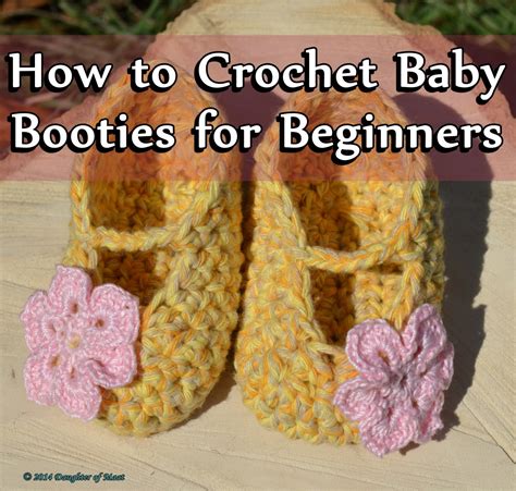 How To Crochet Baby Booties For Beginners Feltmagnet