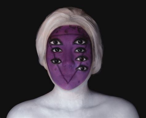 Facepainting Makeup Inspired By Liliths Mask From Neon Genesis