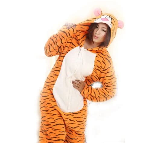 Unisex Adults Onesies Tiger Pajamas Suit Onesie Cosplay Custome Adult