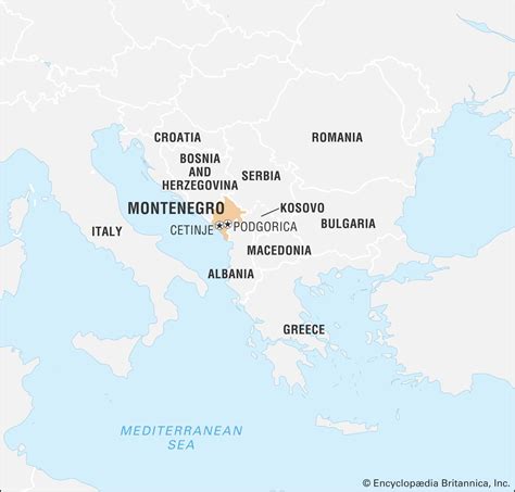 Montenegro History Population Capital Flag Language Map Facts