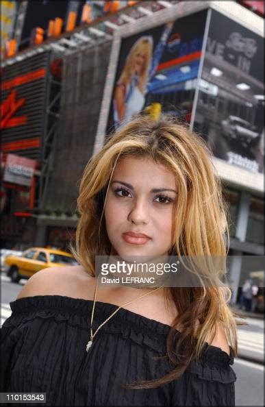 The French Singer Sonia Lacen In New York United States On April 14