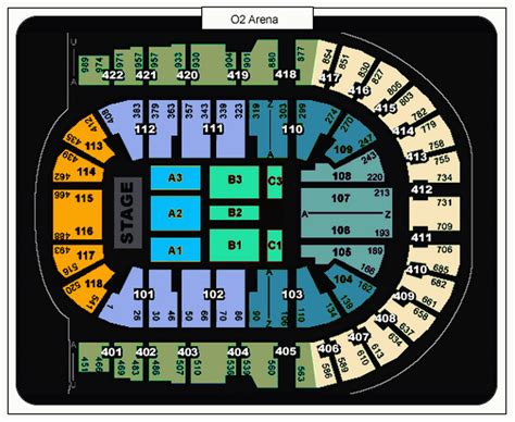 O Arena London Seating Plan Detailed Seat Numbers Mapaplan Com Seating Plan How To Plan