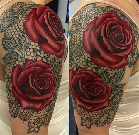 Pin By Toni 319 On Ink Lace Sleeve Tattoos Lace Rose Tattoos Sleeve