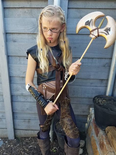 Girl Costume Girls Viking Viking Cosplay Viking Warrior Girl Halloween