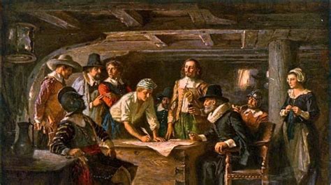 the pilgrims set sail for the new world the heritage post
