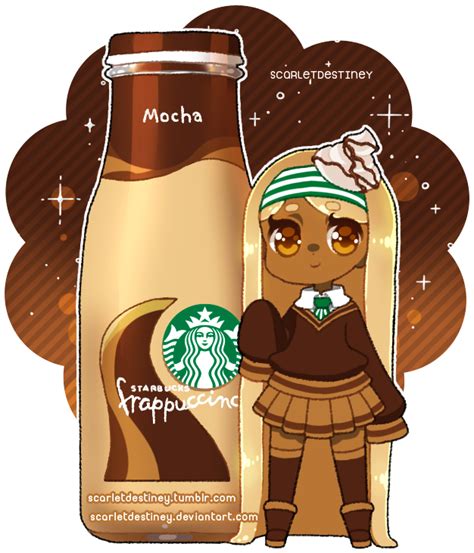 Starbucks Sorority Mocha Frappuccino By Scarletdestiney Manga Kawaii