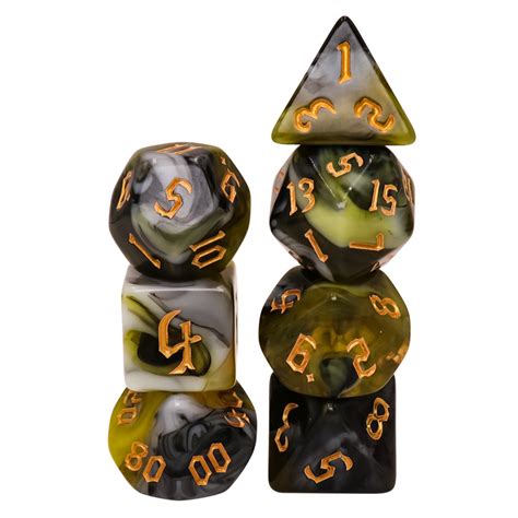 Swamp Dice Set Geeky Villain Tabletop Gaming And More