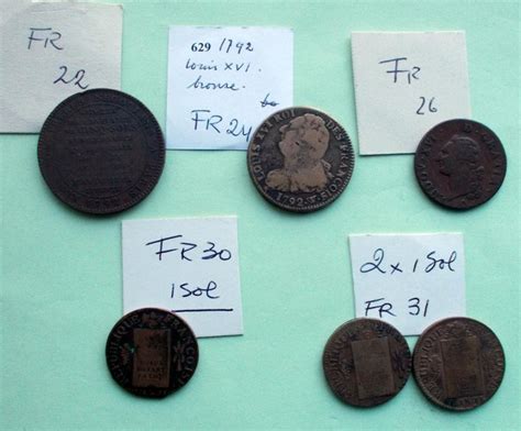 France Lot Of Various Coins 17911793 6 Pieces Catawiki