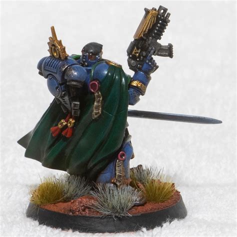 Ultramarines 4th Company Captain Uriel Ventris Finished This Model Up