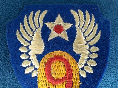 Ww2 Usaaf 9th Air Force Patch
