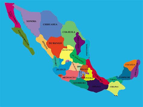 Mapa De La Republica Mexicana Con Nombres Hd Ouiluv Hot Sex Picture
