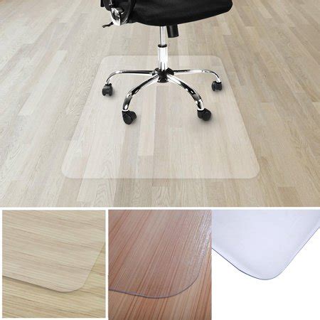 A chair mat's flat, hard design makes it easy to move about the work space create a smooth, flat surface that chairs roll quickly and easily over with find the most reviewed office chair mats online based on 20,455 reviews. Ktaxon 36x48"Hard Wood Floor Home Office PVC Floor Mat ...