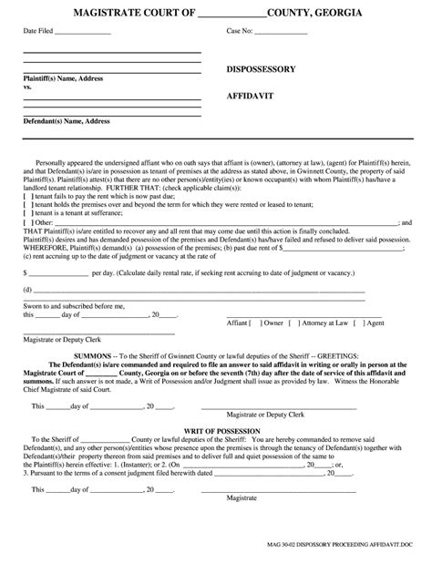 Ohio Affidavit Form Fill Out And Sign Printable Pdf Template 1df