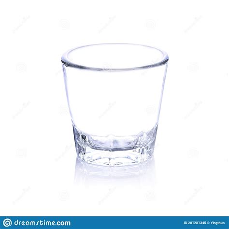 Empty Glass Isolated On White Background Stock Image Image Of Object