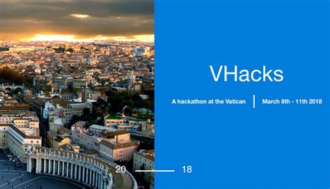 Vatican Organizes First Ever Hackathon In History Dubbed Vhacks