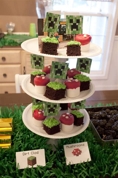 Diy Minecraft Birthday Party Craft Ideas Party Favors Printables
