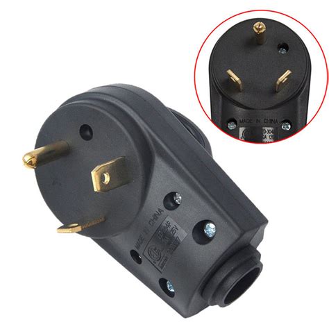 30 Amp Rv Receptacle Plug Male End Tt 30p Replacement Electrical