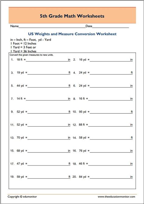 Just click on any thumbnail below to see more and download! Free Printable Worksheets for 5th Grade
