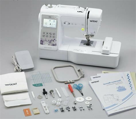 These embroidery machines have lcd screens and are computerized. Brother SE600 Computerized and Embroidery Machine
