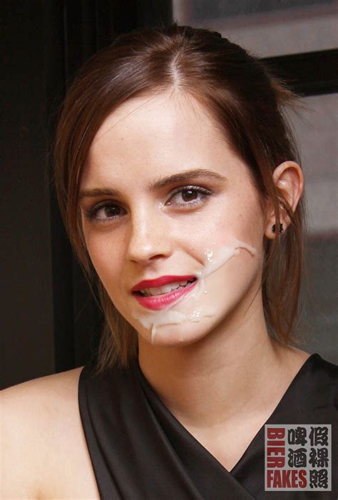 Bier Fakes Emma Watson Facial Cumfake By Bier Fakes