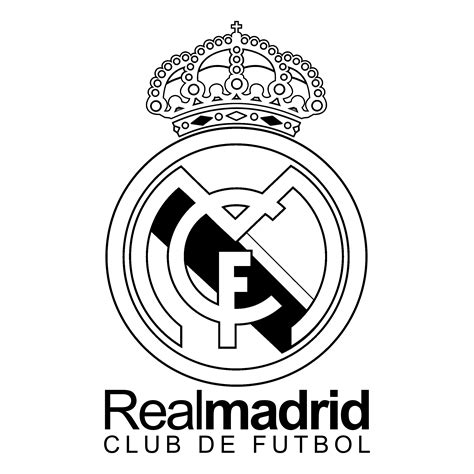The blue m, c, and f letters were written on a white background. Download Real League And United Madrid Cf Uefa HQ PNG ...