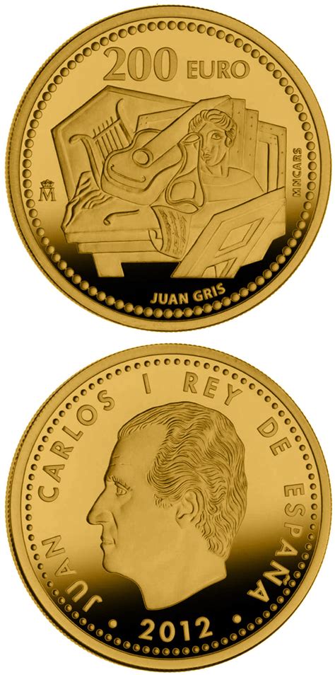 200 Euro Coin Juan Gris Spain 2012