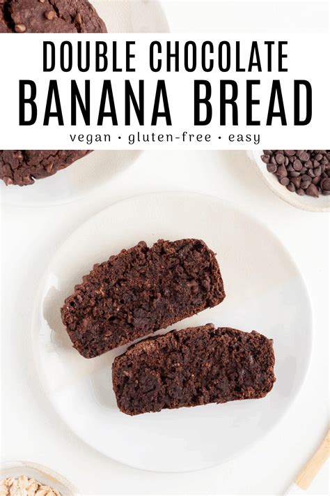 Vegan Gluten Free Chocolate Banana Bread Recipe With Images