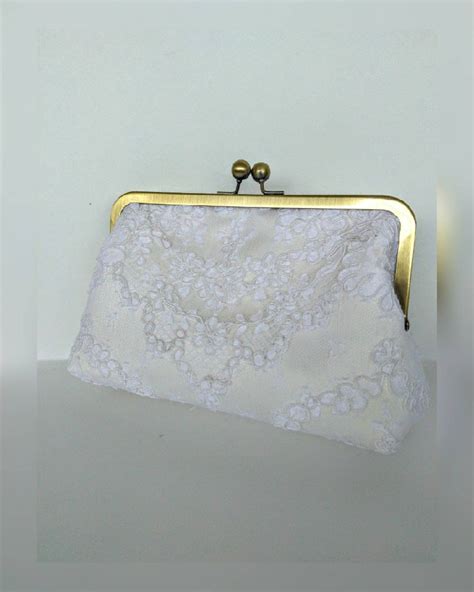 Ivory lace purse ivory Clutch ivory bridal purse white bridal | Etsy | Lace purse, Bridal purse 