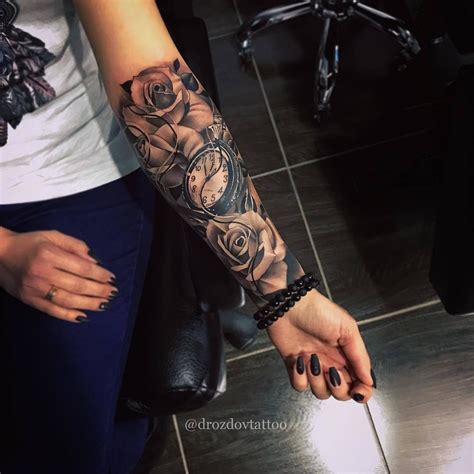 Lower Arm Half Sleeve Tattoo Ideas For Women Viraltattoo