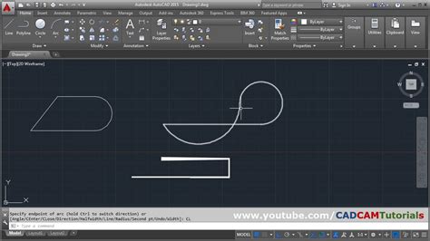 How To Create Polyline In Autocad Autocad Polyline Command Tutorial