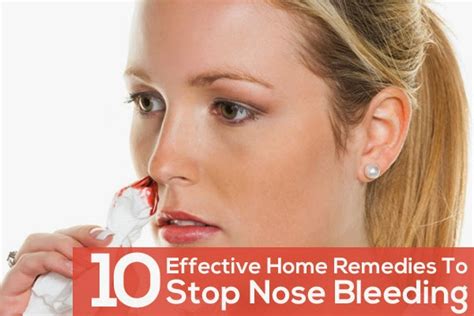 10 Effective Home Remedies To Stop Nose Bleeding Mzizi Mkavu