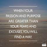 Quotes On Passion And Purpose Photos