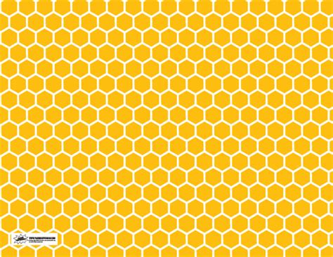 Printable Honeycomb Pattern