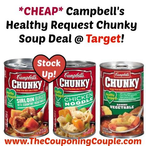 Cheap Campbells Healthy Request Chunky Soup Deal Target