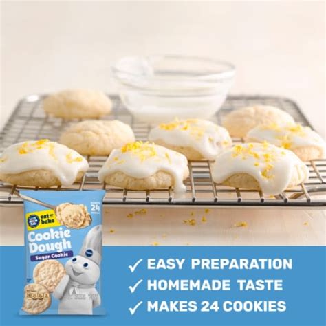 Pillsbury Eat Or Bake Sugar Cookie Dough 24 Ct 067 Oz Ralphs
